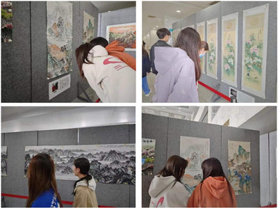 尚美潤(rùn)心 筆墨傳情——我院組織師生集體參觀新中國(guó)名家畫展并開(kāi)展文化藝術(shù)交流活動(dòng)